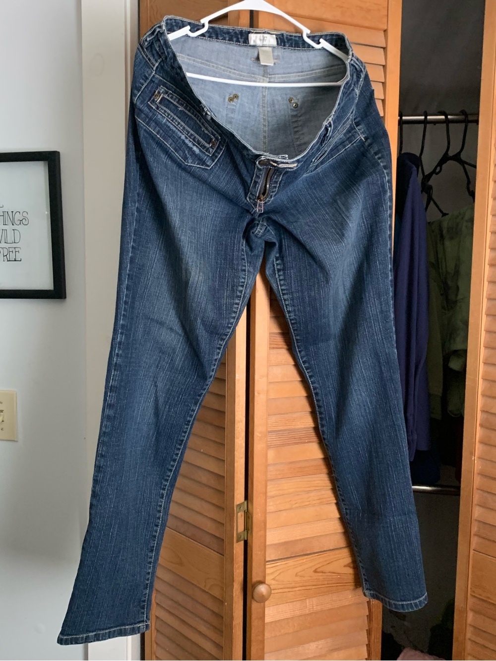 Metro 7 Women’s Dark Blue Skinny Jeans